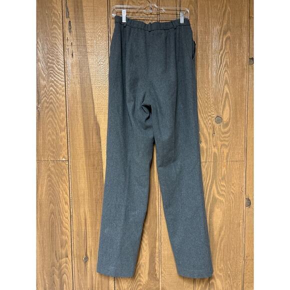 Pendleton Vintage 2000s 100% Virgin Wool Gray Trouser Pants Women’s Size 8 Tall - Picture 6 of 9